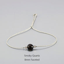 Load image into Gallery viewer, Handmade Moonstone Bracelet Thin Rope With Natural Crystal 925 Sterling Silver Beads Personalized Bracelets For Women